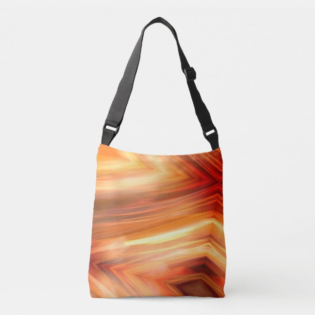 Sac Ajustable Unique Burnt Orange Brown Indie Designer Moyen (Devant)