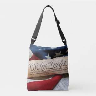 Sac Ajustable US Constitution and Flag