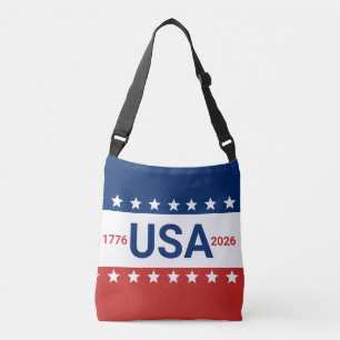 Sac Ajustable USA 1776 2026 250e anniversaire Rouge Blanc Bleu