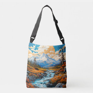 Sac Ajustable Vallée de la rivière d'été en plein air