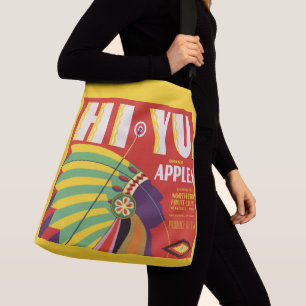 Sac Ajustable vers 1930 Hi Yu Pommes crate étiquette