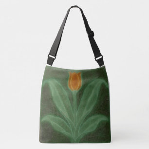 Sac Ajustable Vert avec tulipe jaune