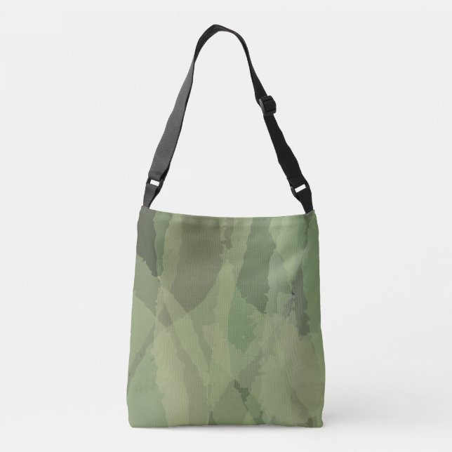 Sac Ajustable Vert, cool, aquarelle tendance motif abstrait (Dos)