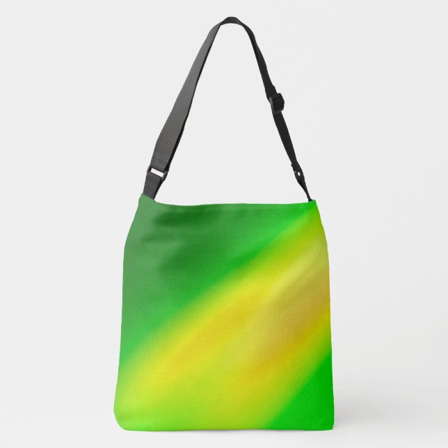 Sac Ajustable Vert Jaune ombre clair de lune Double bande (Dos)