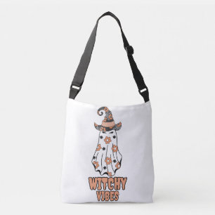 Sac Ajustable "Vibes de cuisine" Halloween Witch Ghost Orange