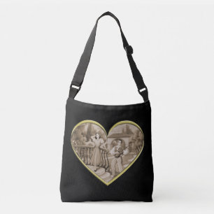 Sac Ajustable Vintage couple Romance, homme et femme amour