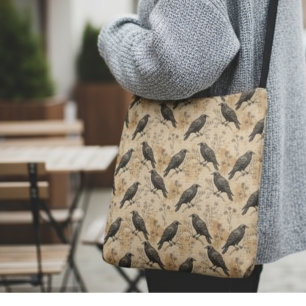 Sac Ajustable Vintage gothique corbeau académique sombre