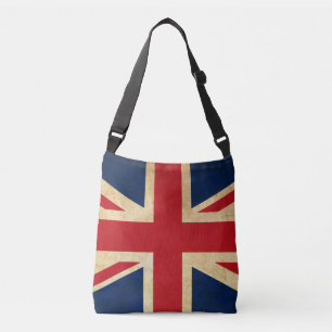 Sac Ajustable Vintage Grunge Royaume-Uni Drapeau Union Jack