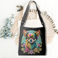 Vintage Long Haired Chihuahua mignon chien