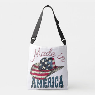 Sac Ajustable Vintage Made in America Casquette de Cowboy Patrio