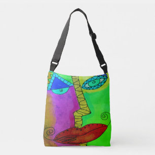 Sac Ajustable Visage Abstrait coloré