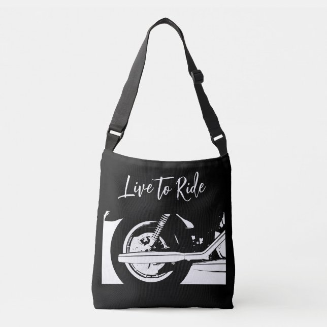Sac Ajustable Vivre Pour Ride Motorcycle Roue (Devant)