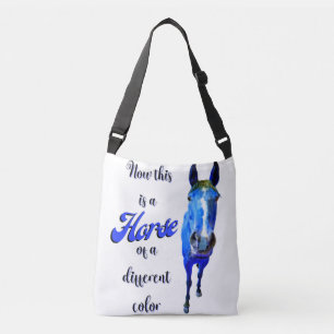Sac Ajustable Voici un cheval d'une couleur différente en bleu
