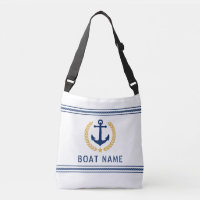Votre nom de bateau Ancre Gold Style Laurel Rope B