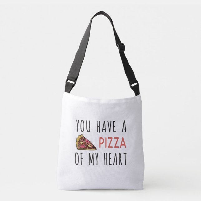 Sac Ajustable Vous avez une pizza de mon coeur (Devant)
