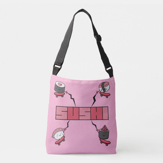 Sac Ajustable We Love Sushi - Sushi Love - ASL ILY Obsession (Devant)