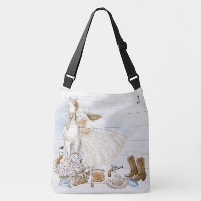 Sac Ajustable *~* Western Russe Horse Floral Gun Casquette (Devant)