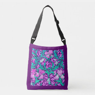 Sac Ajustable William Morris Irises, Améthyste Violet
