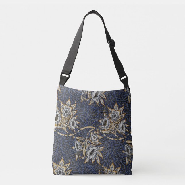 Sac Ajustable William Morris Tulip Willow Blue Motif (Devant)