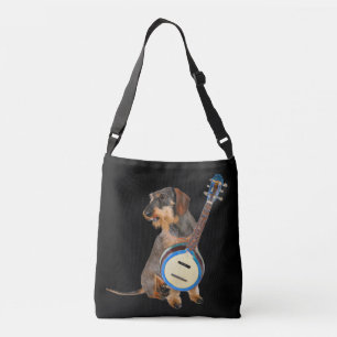Sac Ajustable Wirehair Dachshund Jouer Banjo