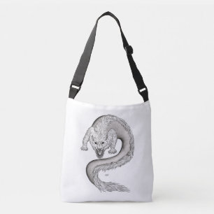 Sac Ajustable Wolfdragon noir et blanc Design en tatouage