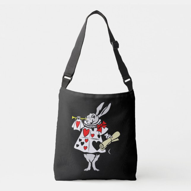 Sac Ajustable Wonderland Rabbit Lapin de Pâques Jouer de la musi (Devant)