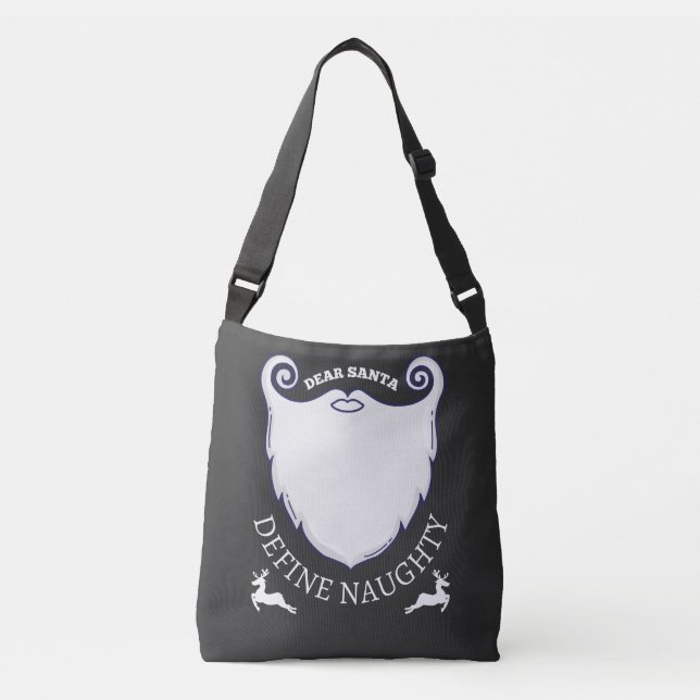 Sac Ajustable Xmas Slogan Cher Père Noël Définir Naughty (Devant)