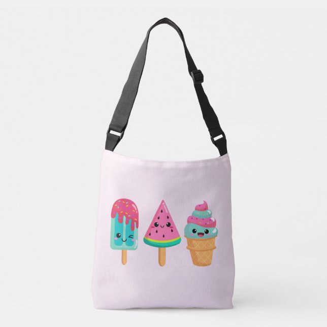 Sac Ajustable Yummy Ice Cream Trio Vibe été (Devant)