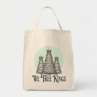 Sac amusant We Three Kings pun tree