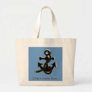 Sac - Ancre et nom du bateau