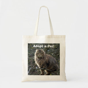 Sac animal de chat Tabby à cheveux longs