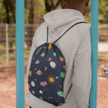 Caricature spatiale astronaute