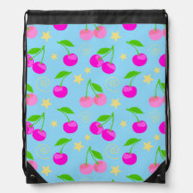 Cherry Pattern Rainbow Decora Kei Pattern