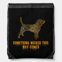 Silhouette de chien Beagle Hound Fun Halloween