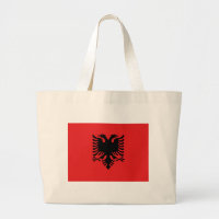 Sac avec Drapeau d'Albanie