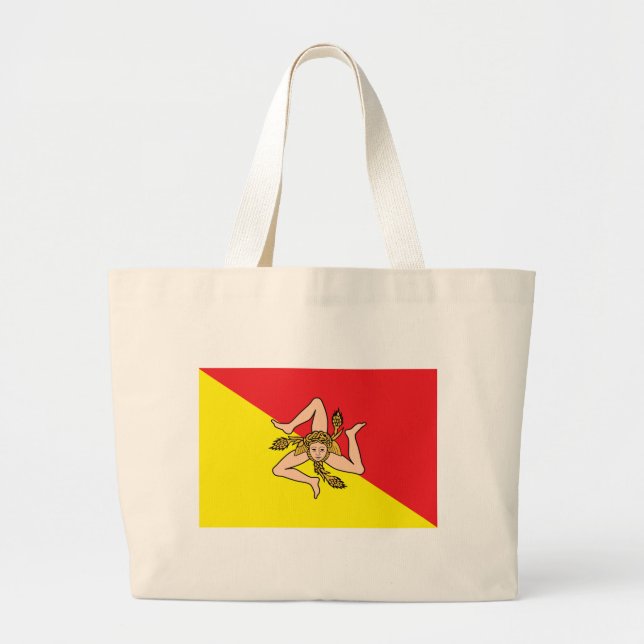 Sac avec Drapeau de Sicile, Italie (Devant)