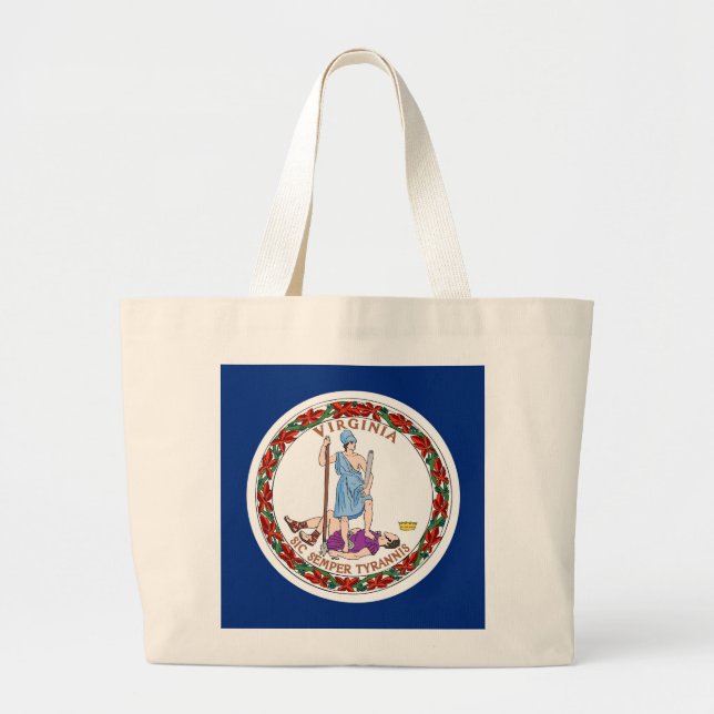 Sac avec Drapeau de Virginie Etat - USA (Devant)