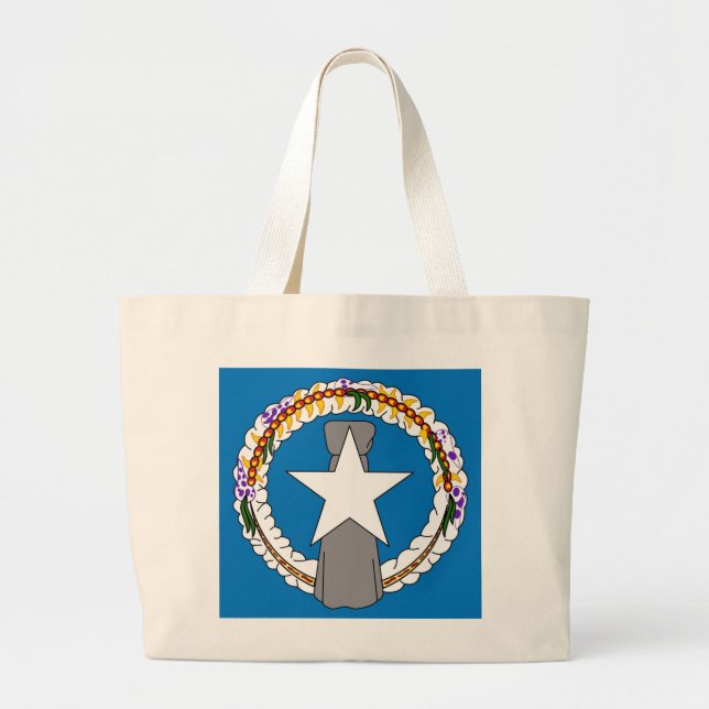 Sac avec Drapeau des îles Mariannes du Nord - USA (Devant)