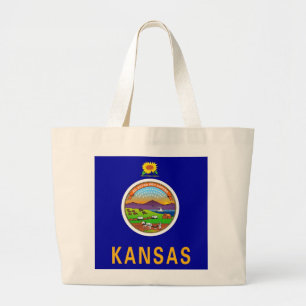 Sac avec Drapeau du Kansas Etat - USA