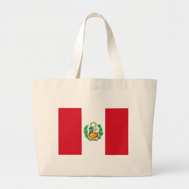 Sac avec drapeau du Pérou (Devant)