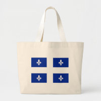 Sac avec Drapeau du Québec, Canada