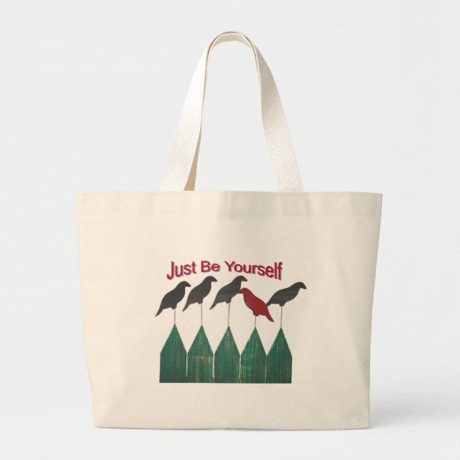 Sac avec l'art d'oiseau (Devant)