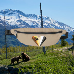 Sac banane Cœur de Fierté d'Ours