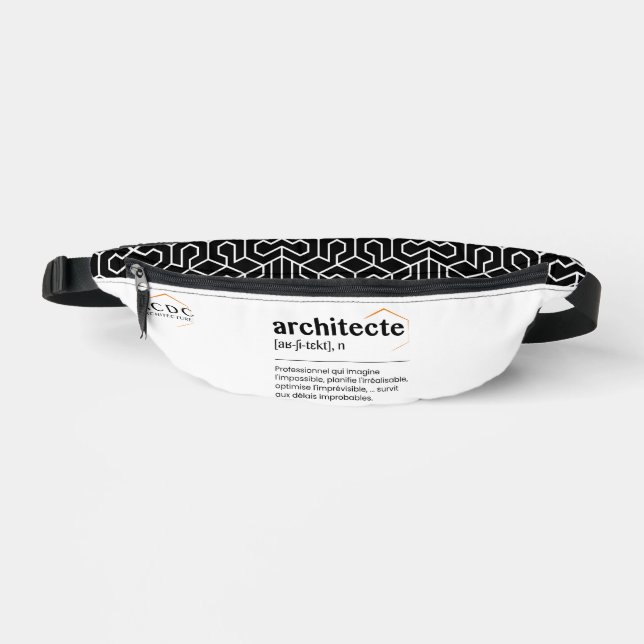 Sac banane Définition Architecte (Recto)