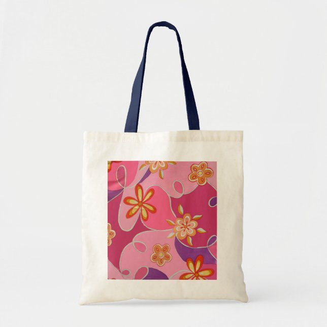 Sac bariolé rose de conception pour elle (Devant)