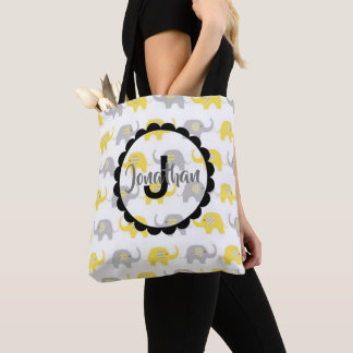 Sac bébé éléphant monogramme