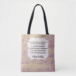 Sac bien entraîné de professeur de Kodály
