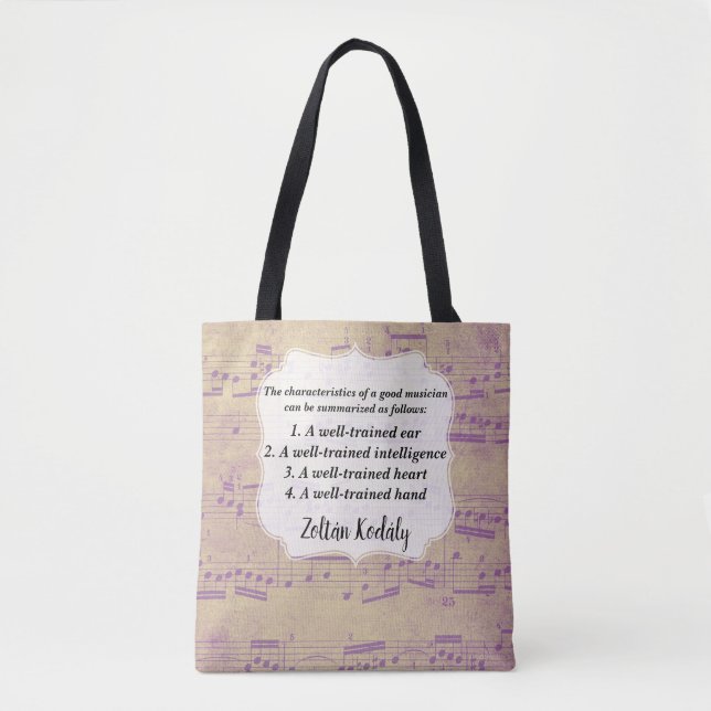 Sac bien entraîné de professeur de Kodály (Devant)