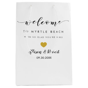 Sac bienvenu pour des invités de mariage de