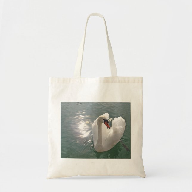 Sac blanc cygne (Devant)